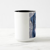 Zwarte labrador Mok (Midden)