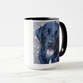 Zwarte labrador Mok (Voorkant rechts)