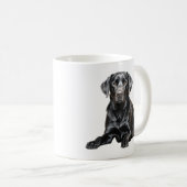 Zwarte Labrador Mok (Voorkant rechts)