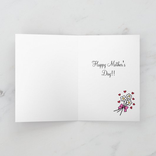 Zwarte Labrador & Mom's Rok Cartoon Kaart (Binnen)