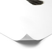 Zwarte labrador poster (Hoek)