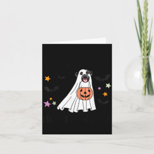 Zwarte Labrador Retriever Boo Honden Kostuum Blij Kaart