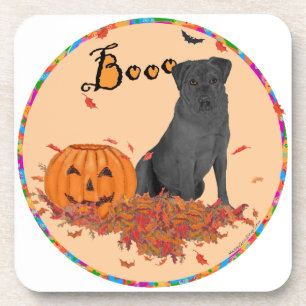 Zwarte Labrador Retriever Boo! Onderzetter