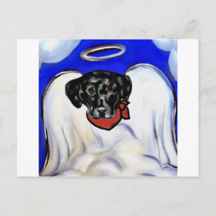 Zwarte Labrador Retriever Briefkaart