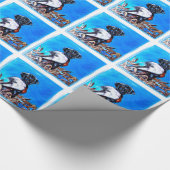 ZWARTE LABRADOR RETRIEVER CADEAUPAPIER (Hoek)