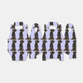 Zwarte Labrador Retriever geschenkdoos Bedankdoosjes (Uitgevouwen)