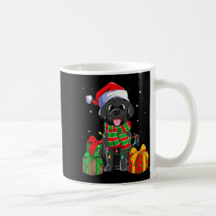 Zwarte Labrador Retriever Kerstverlichting Xmas La Koffiemok