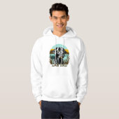 Zwarte Labrador Retriever | Lab Vader Hoodie (Voorkant volledig)