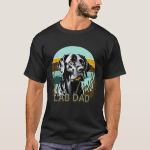 Zwarte Labrador Retriever Lab Vader T-shirt