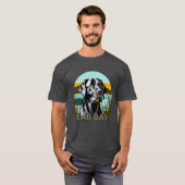 Zwarte Labrador Retriever | Lab Vader T-shirt (Voorkant volledig)