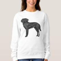Zwarte Labrador Retriever Mopshond Cute Cartoon Te