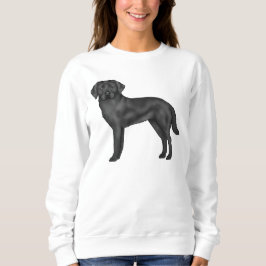 Zwarte Labrador Retriever Mopshond Cute Cartoon Te Trui