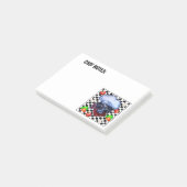 Zwarte Labrador Retriever Post-it® Notes (Schuin)