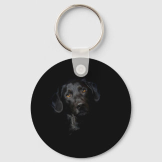 zwarte labrador Retriever Sleutelhanger