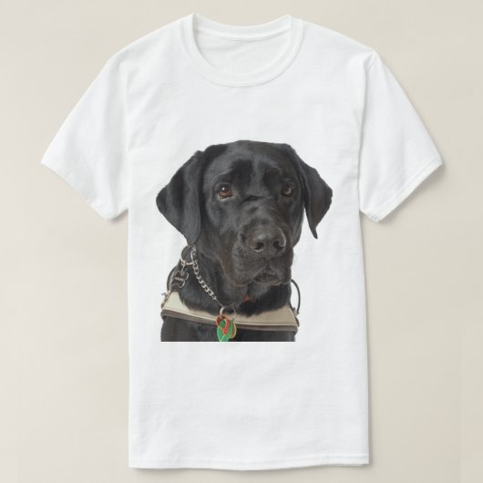 Zwarte Labrador Retriever T-shirt (Design voorkant)