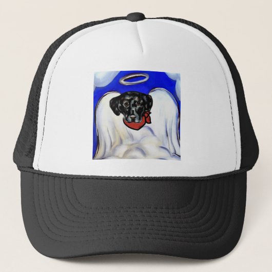 Zwarte Labrador Retriever Trucker Pet (Voorkant)