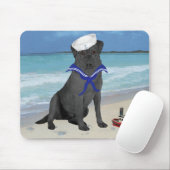 Zwarte Labrador Retriever Zeiler Muismat (Met muis)