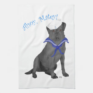 Zwarte Labrador Retriever Zeiler Theedoek