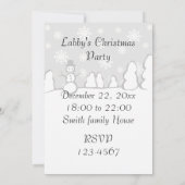 Zwarte labrador Slaapende Kerstfeest Kaart (Achterkant)