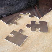 Zwarte labrador slaapt op sofa, close-up legpuzzel (Zijkant)