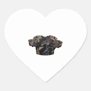 Zwarte Labrador stickers