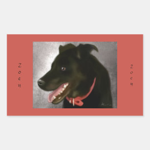 Zwarte labrador Stickers