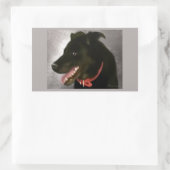 Zwarte labrador Stickers (Tas)
