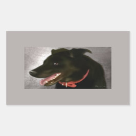 Zwarte labrador Stickers