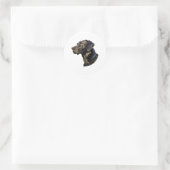 Zwarte Labrador stickers 1 (Tas)