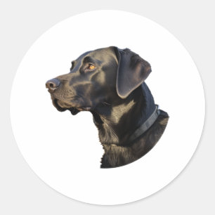 Zwarte Labrador stickers 1