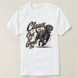 Zwarte Labrador Voetbalhond Grafisch T-shirt
