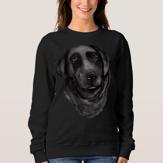 Zwarte labrador voor hond trui (Voorkant)