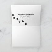 Zwarte Labrador Zandbrieven Wenskaarten Kaart (Binnen)