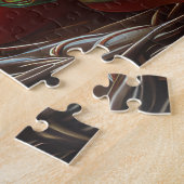 Zwarte Labradorshond Kerst Feestelijk Legpuzzel (Zijkant)