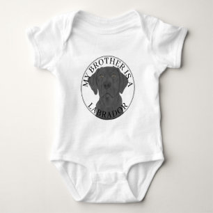 Zwarte Labradorshond Romper
