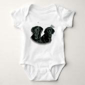 Zwarte labs romper (Voorkant)