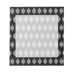 Zwarte lace-laptop notitieblok