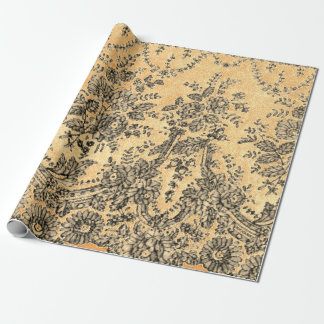 ZWARTE LACE-opvulpapier Cadeaupapier