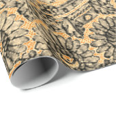 ZWARTE LACE-opvulpapier Cadeaupapier (Rol Hoek)