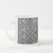 Zwarte Lacework Artistry Frosted Glass Mok (Links)