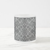 Zwarte Lacework Artistry Frosted Glass Mok (Center)
