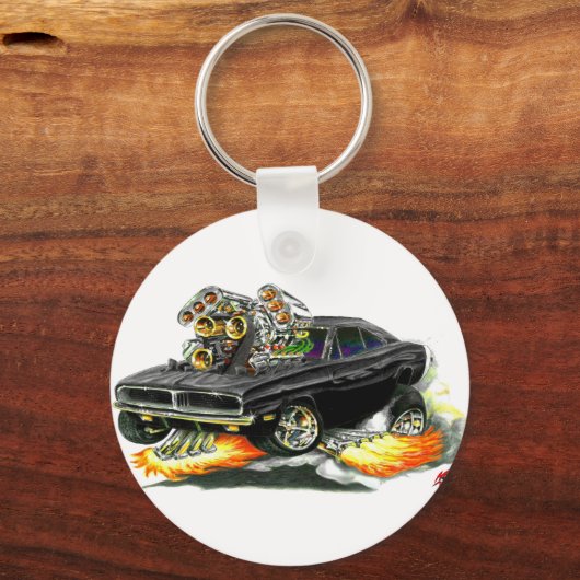 Zwarte lade 1968-70-lade sleutelhanger (Voorkant)