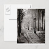 Zwarte lampen briefkaart (Voorkant / Achterkant)