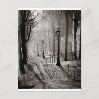 Zwarte lampen briefkaart