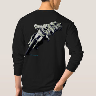 ZWARTE LANGE MOUW 2025 T-SHIRT