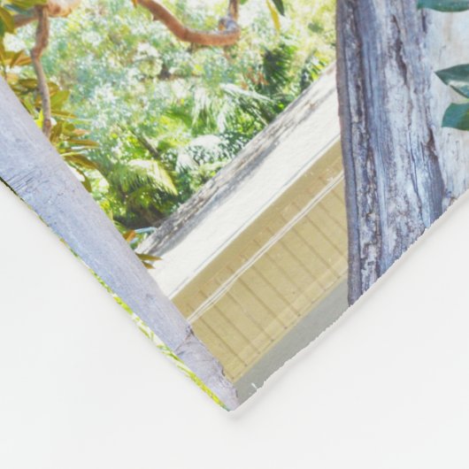 Zwarte Langur-apen die eten, Med Fleece Dekbed Deken (Hoek)