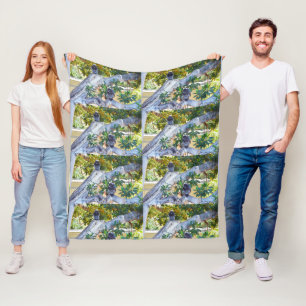 Zwarte Langur-apen, Eten, Med Fleece Blanket