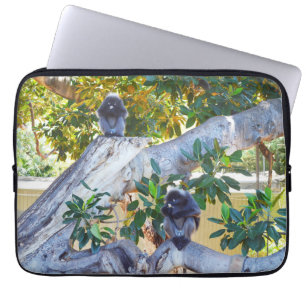Zwarte Langur-apen, laptophoes Laptop Sleeve