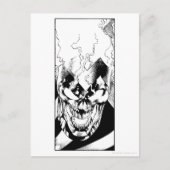 Zwarte lantaarn briefkaart (Voorkant)