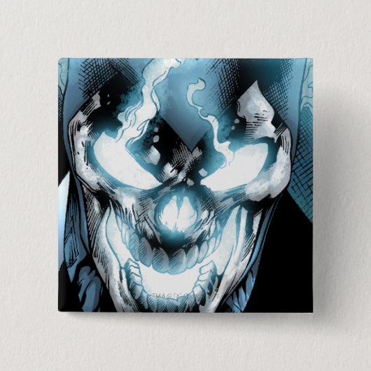 Zwarte lantaarn - Kleur Vierkante Button 5,1 Cm (Voorkant)